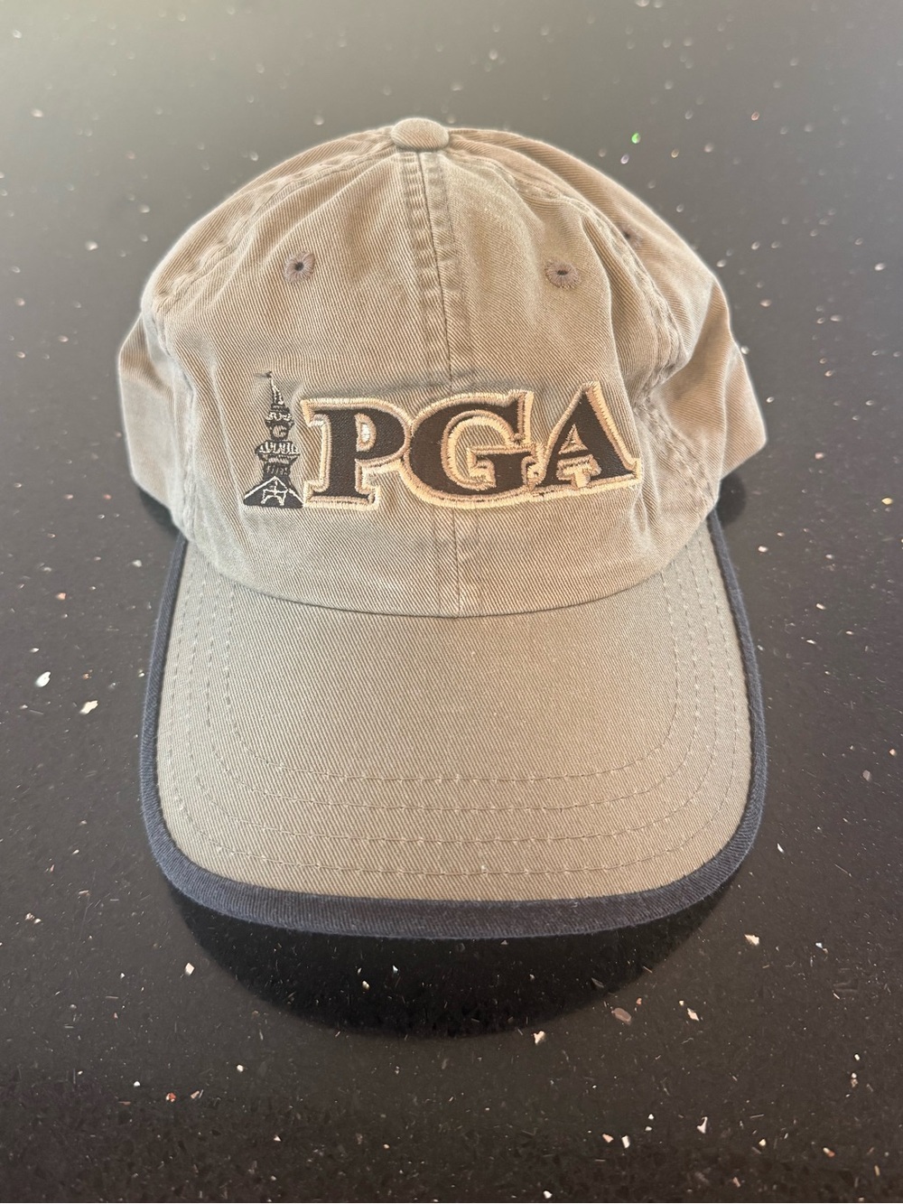 PGA Logo Olive Baseball Cap